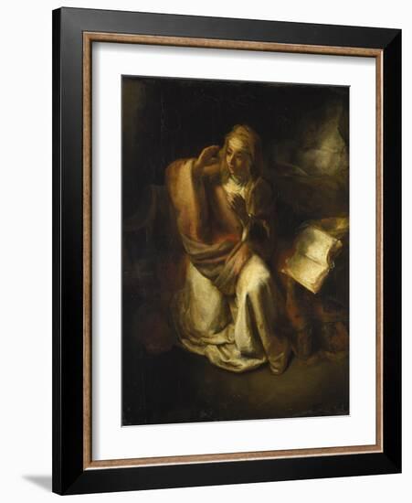 Annunciation-Rembrandt van Rijn-Framed Giclee Print