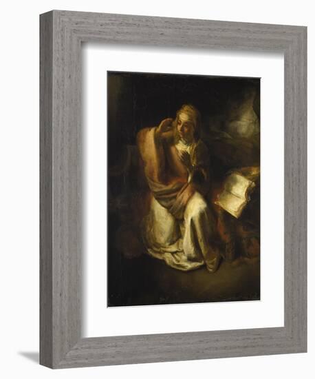 Annunciation-Rembrandt van Rijn-Framed Giclee Print