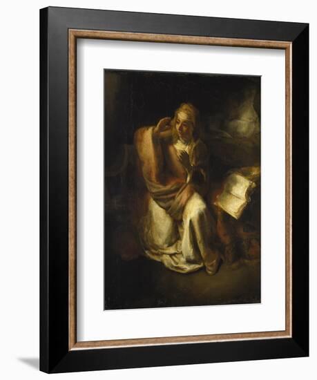 Annunciation-Rembrandt van Rijn-Framed Giclee Print