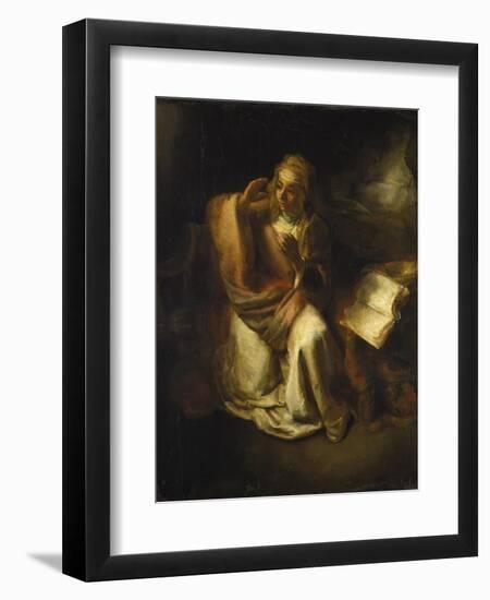 Annunciation-Rembrandt van Rijn-Framed Giclee Print