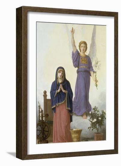 Annunciation-William Adolphe Bouguereau-Framed Giclee Print