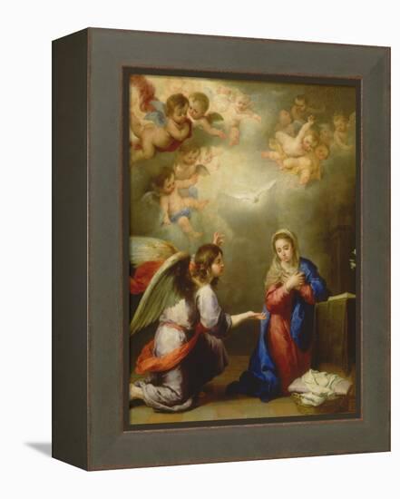 Annunciation-Bartolome Esteban Murillo-Framed Premier Image Canvas