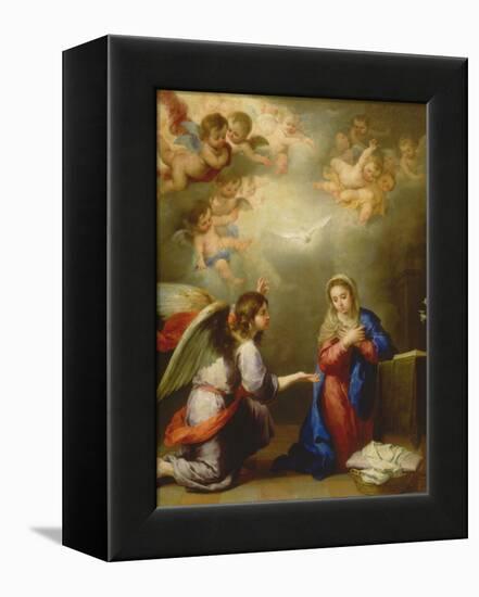 Annunciation-Bartolome Esteban Murillo-Framed Premier Image Canvas