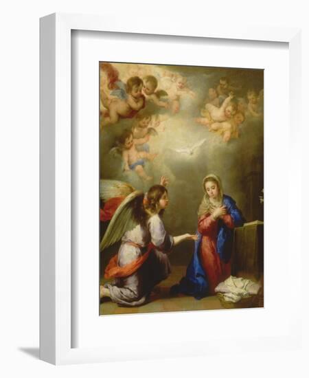 Annunciation-Bartolome Esteban Murillo-Framed Giclee Print