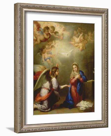 Annunciation-Bartolome Esteban Murillo-Framed Giclee Print