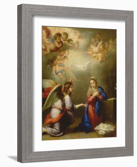 Annunciation-Bartolome Esteban Murillo-Framed Giclee Print