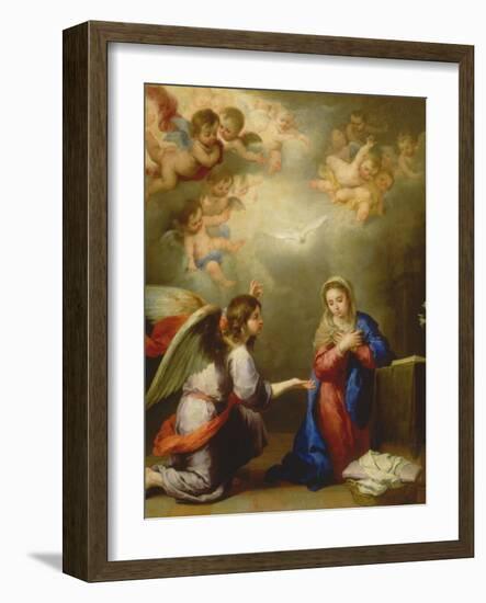 Annunciation-Bartolome Esteban Murillo-Framed Giclee Print