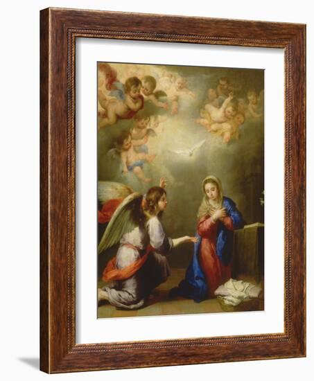 Annunciation-Bartolome Esteban Murillo-Framed Giclee Print