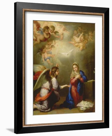 Annunciation-Bartolome Esteban Murillo-Framed Giclee Print