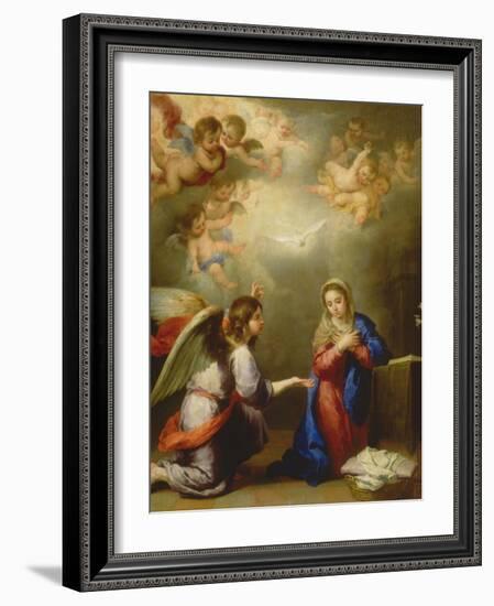 Annunciation-Bartolome Esteban Murillo-Framed Giclee Print