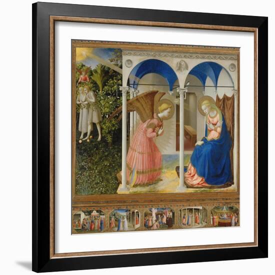 Annunciation-Angelico & Strozzi-Framed Giclee Print