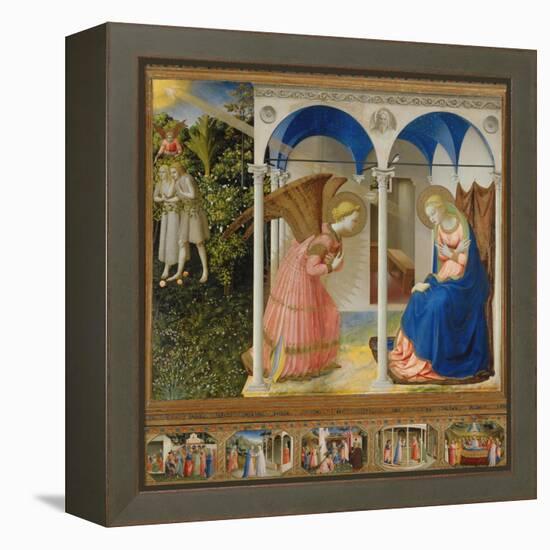 Annunciation-Angelico & Strozzi-Framed Premier Image Canvas