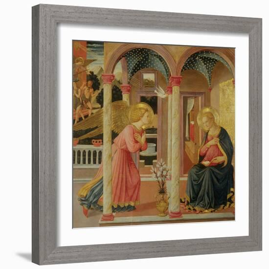 Annunciation-Zanobi Machiavelli-Framed Giclee Print