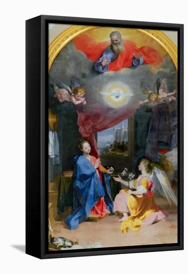 Annunciation-Federico Barocci-Framed Premier Image Canvas