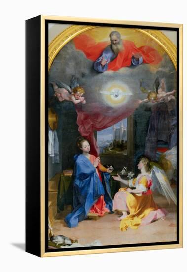 Annunciation-Federico Barocci-Framed Premier Image Canvas