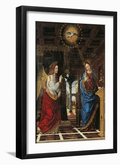 Annunciation-Bergognone-Framed Giclee Print