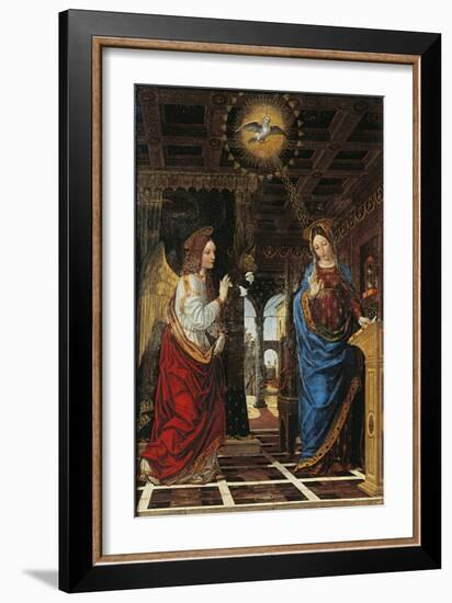 Annunciation-Bergognone-Framed Giclee Print