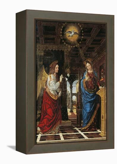 Annunciation-Bergognone-Framed Premier Image Canvas