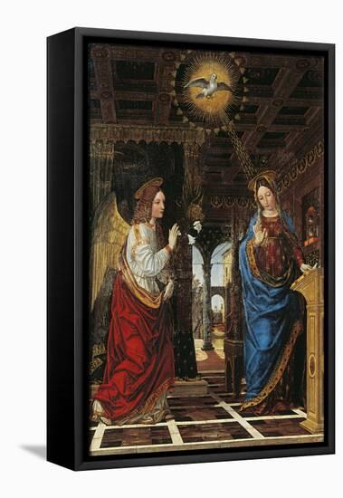 Annunciation-Bergognone-Framed Premier Image Canvas