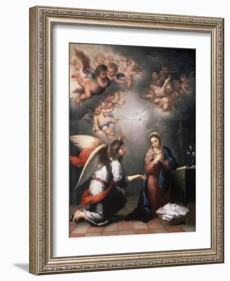 Annunciation-Bartolome Esteban Murillo-Framed Giclee Print