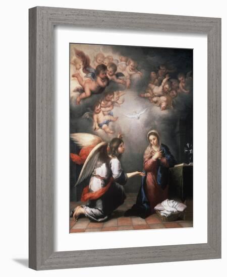 Annunciation-Bartolome Esteban Murillo-Framed Giclee Print