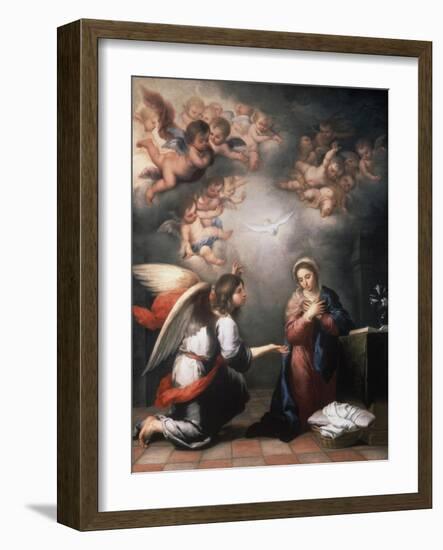 Annunciation-Bartolome Esteban Murillo-Framed Giclee Print