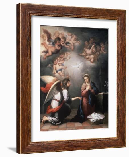 Annunciation-Bartolome Esteban Murillo-Framed Giclee Print