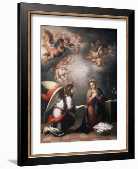 Annunciation-Bartolome Esteban Murillo-Framed Giclee Print