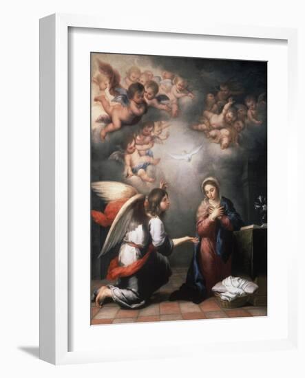 Annunciation-Bartolome Esteban Murillo-Framed Giclee Print