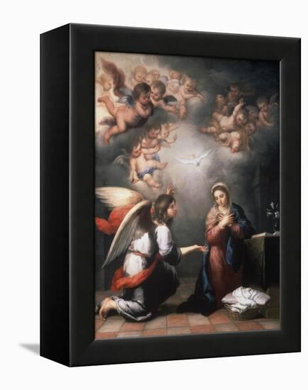 Annunciation-Bartolome Esteban Murillo-Framed Premier Image Canvas