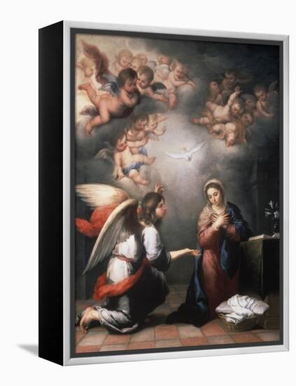 Annunciation-Bartolome Esteban Murillo-Framed Premier Image Canvas