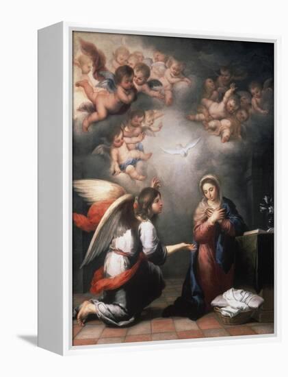 Annunciation-Bartolome Esteban Murillo-Framed Premier Image Canvas