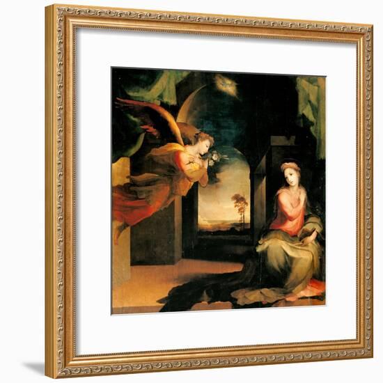 Annunciation-Domenico Beccafumi-Framed Art Print