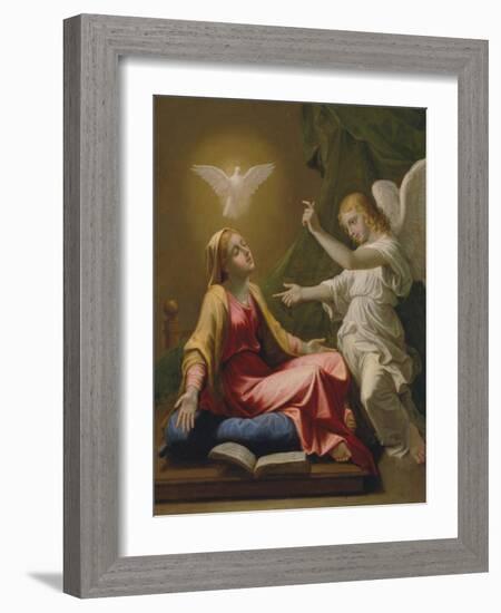 Annunciation-Nicolas Poussin-Framed Giclee Print