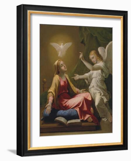 Annunciation-Nicolas Poussin-Framed Giclee Print