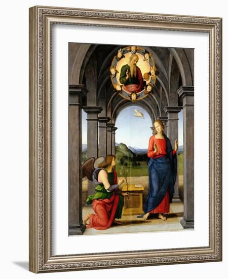 Annunciation-Pietro Perugino-Framed Giclee Print