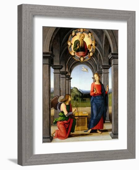 Annunciation-Pietro Perugino-Framed Giclee Print