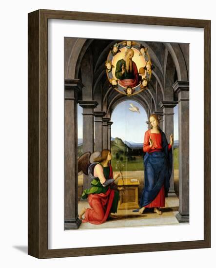 Annunciation-Pietro Perugino-Framed Giclee Print