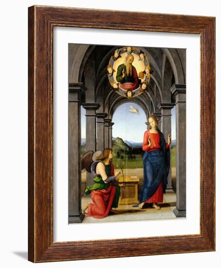 Annunciation-Pietro Perugino-Framed Giclee Print