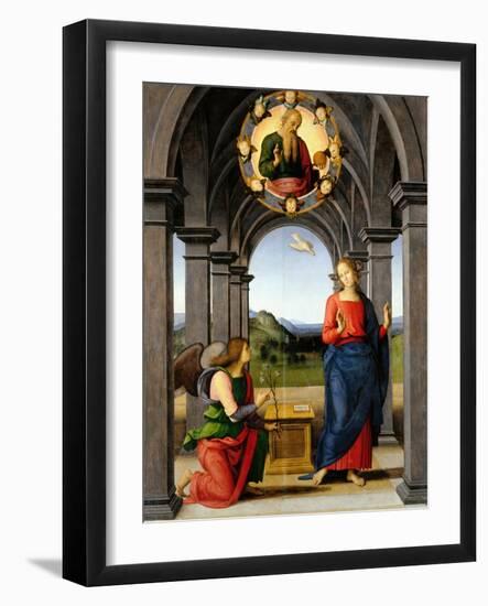 Annunciation-Pietro Perugino-Framed Giclee Print