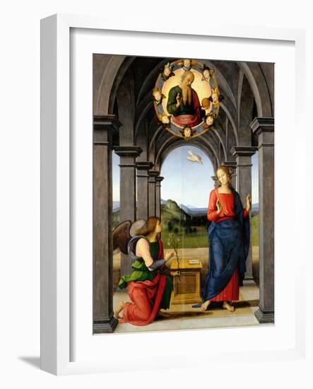 Annunciation-Pietro Perugino-Framed Giclee Print