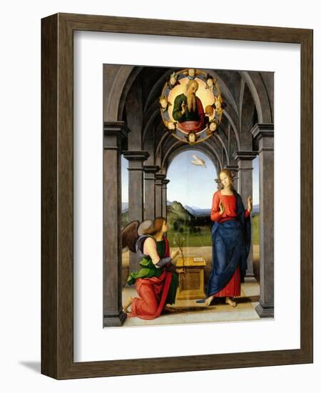 Annunciation-Pietro Perugino-Framed Giclee Print