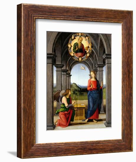 Annunciation-Pietro Perugino-Framed Giclee Print