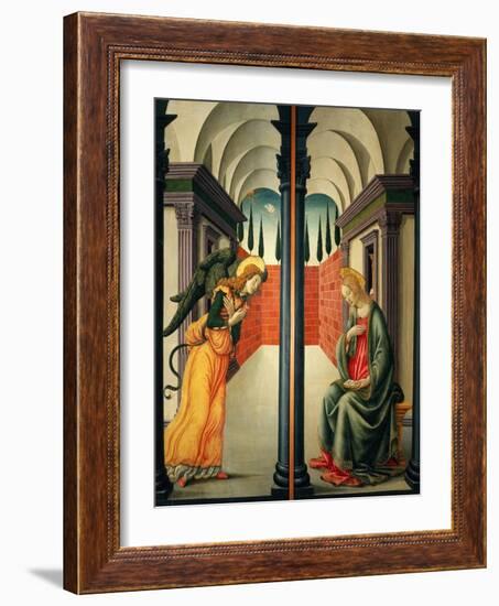 Annunciation-Francesco Botticini-Framed Giclee Print
