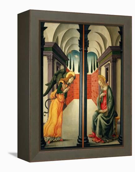 Annunciation-Francesco Botticini-Framed Premier Image Canvas