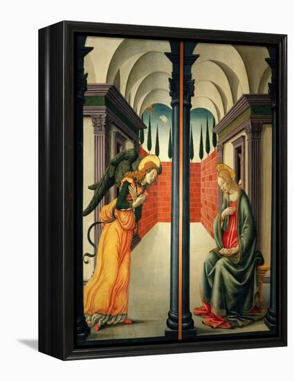 Annunciation-Francesco Botticini-Framed Premier Image Canvas