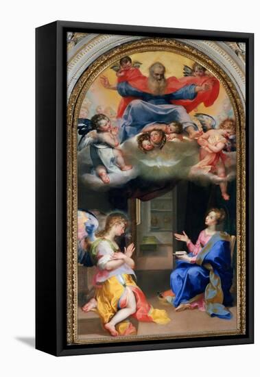 Annunciation-Francesco Vanni-Framed Premier Image Canvas