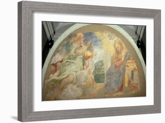 Annunciation-Correggio-Framed Giclee Print