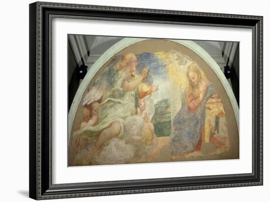 Annunciation-Correggio-Framed Giclee Print