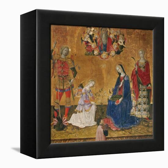 Annunciation-Benvenuto di Giovanni-Framed Premier Image Canvas